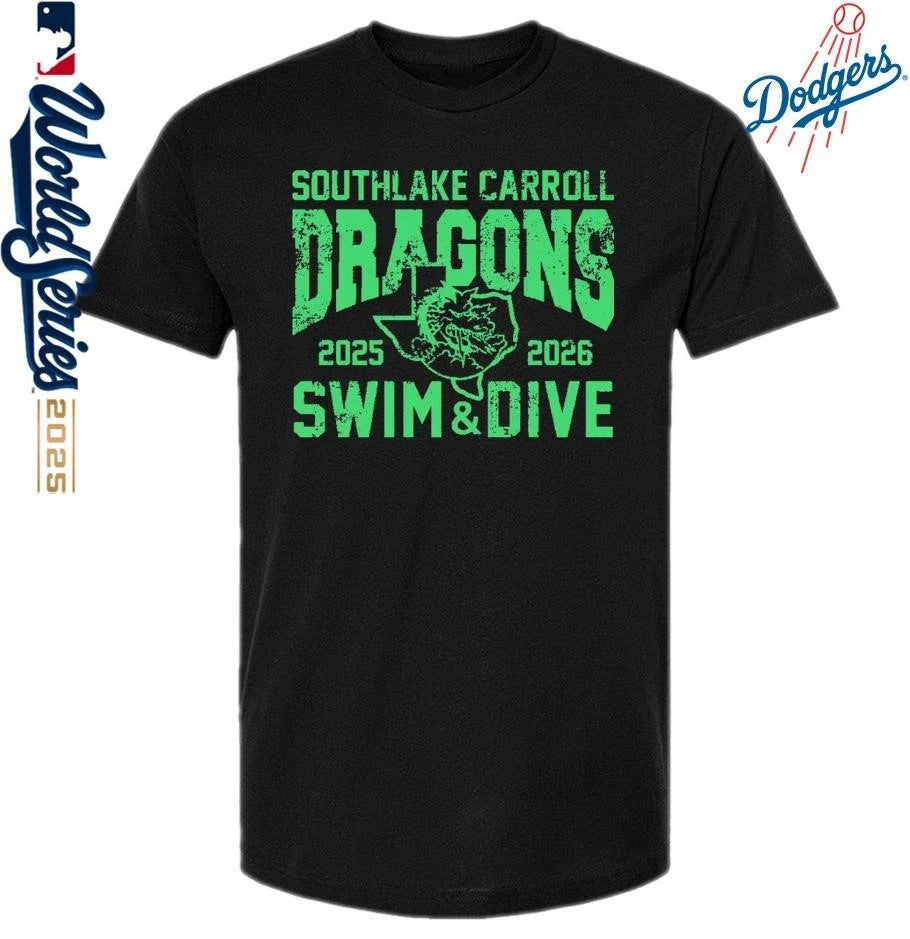 Southlake Carroll Dragon Swim Dive 2025-2026 T-Shirt