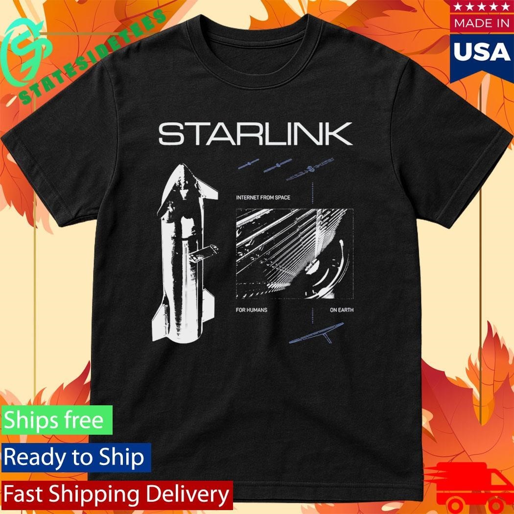 Spacex Starlink Vintage Shirt