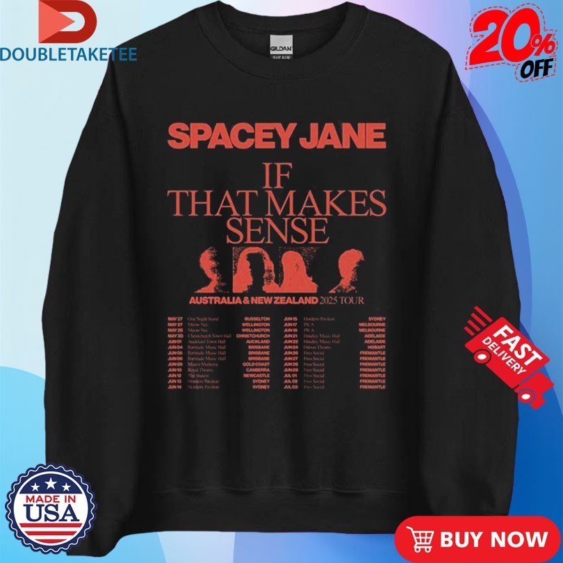 Spacey Jane If That Makes Sense Australia And New Zealand 2025 Tour Dates Shirts