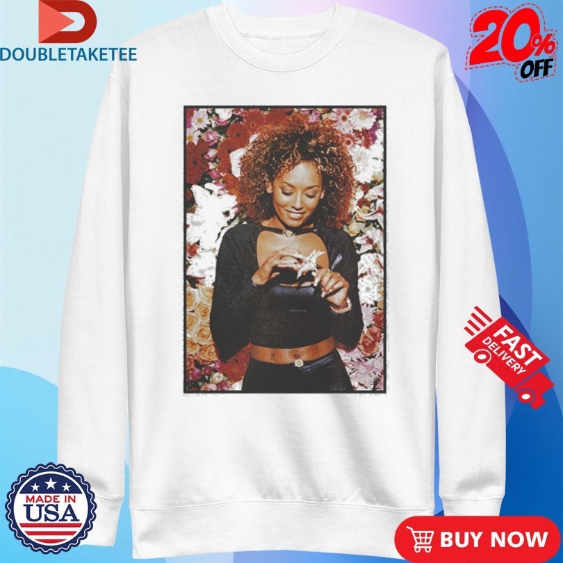 Spice Girls Mel B Floral Photo Shirts