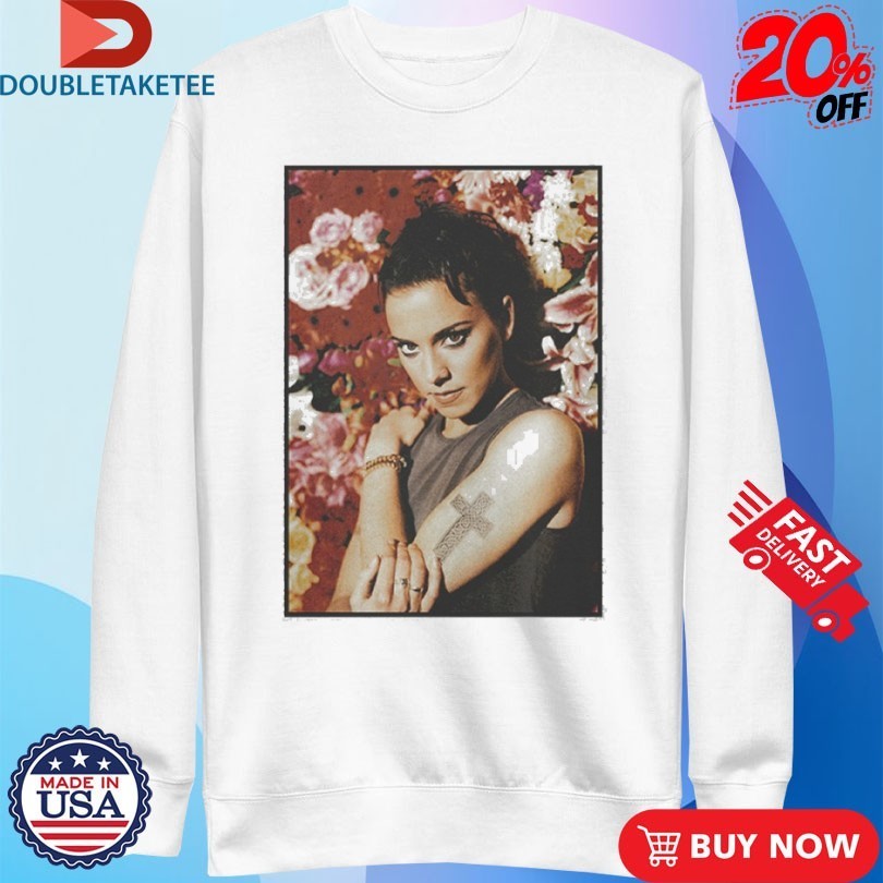 Spice Girls Melanie C Floral Photo Shirts