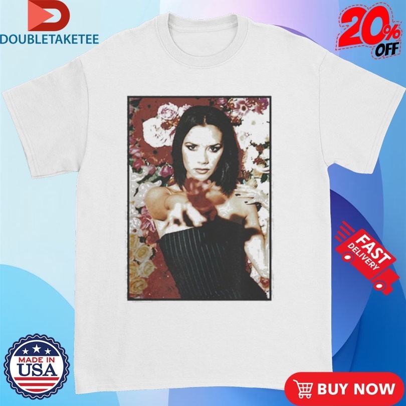 Spice Girls Victoria Floral Photo Shirts