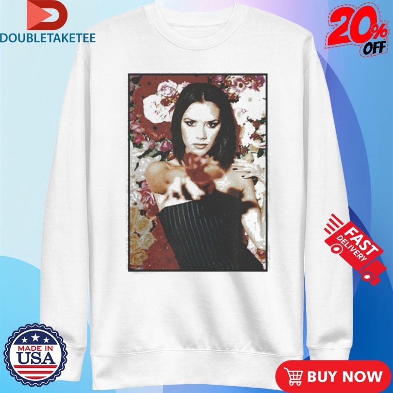 Spice Girls Victoria Floral Photo Shirts