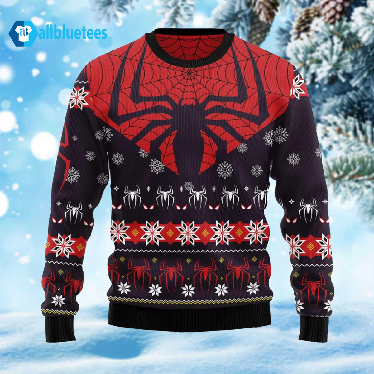 Spider Season To Be Spidey Ugly Christmas Sweater