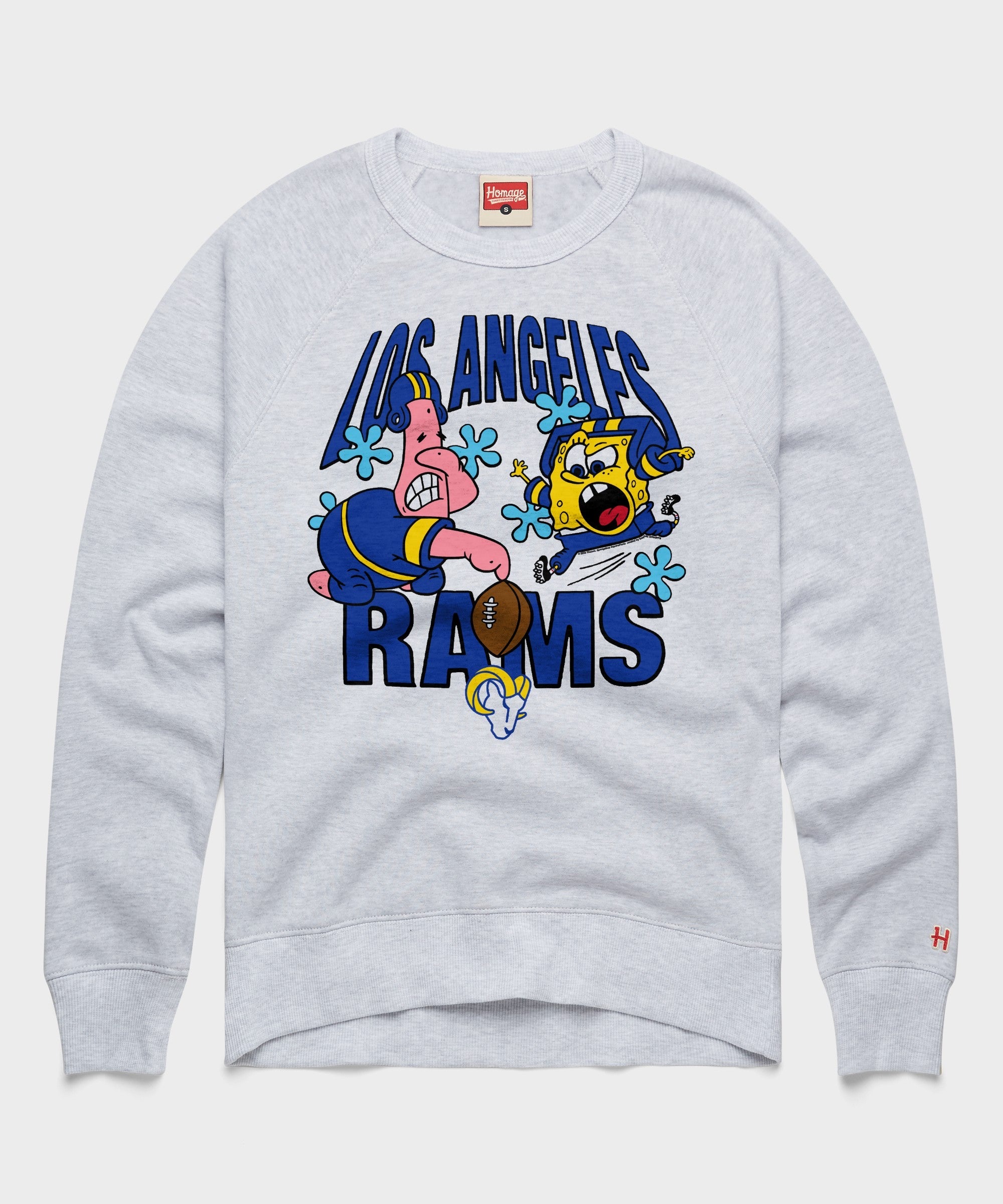 SpongeBob And Patrick X LA Rams Crewneck