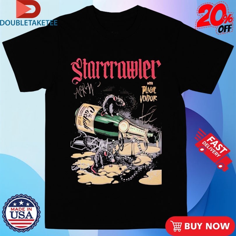 Starcrawler Jan 1 2 2026 San Diego, CA Rats Shirts