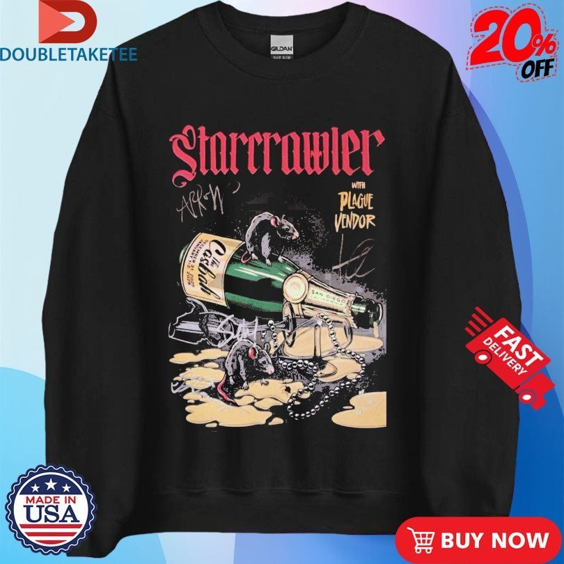 Starcrawler Jan 1 2 2026 San Diego, CA Rats Shirts