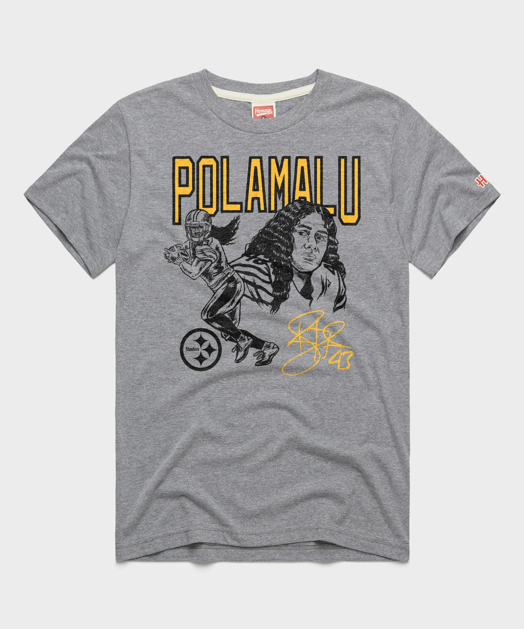 Steelers Troy Polamalu Signature