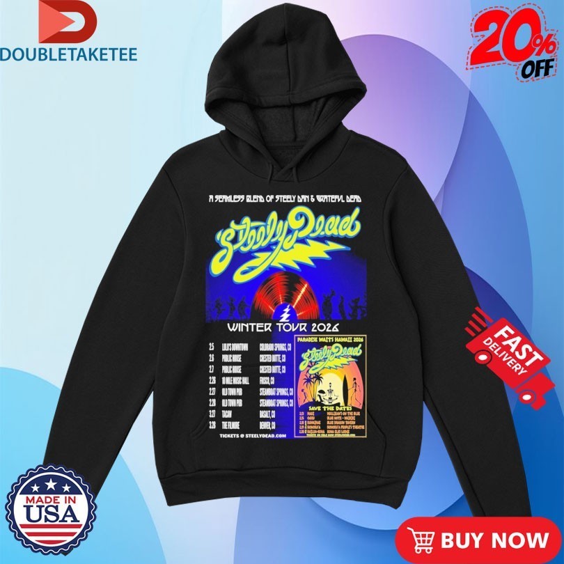 Steely Dead Winter Tour 2026 Dates Shirts