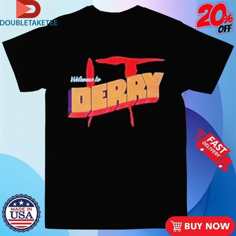 Stephen King Pennywise It Welcome To Derry Horror Shirts