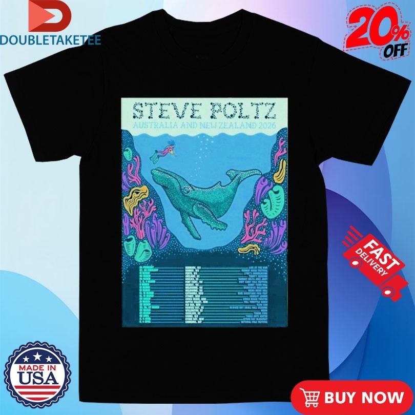 Steve Poltz Australia And New Zealand 2026 Tour Dates Shirts