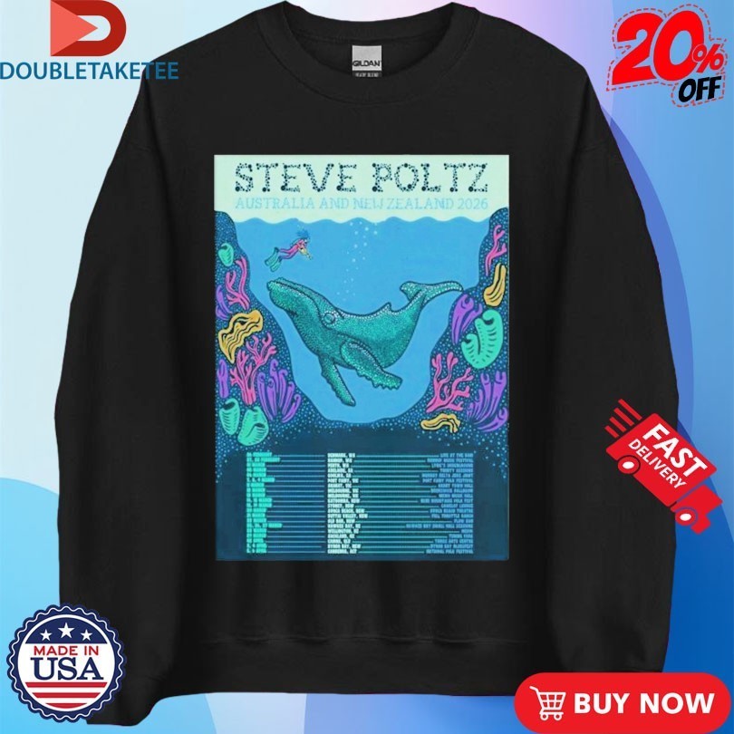 Steve Poltz Australia And New Zealand 2026 Tour Dates Shirts
