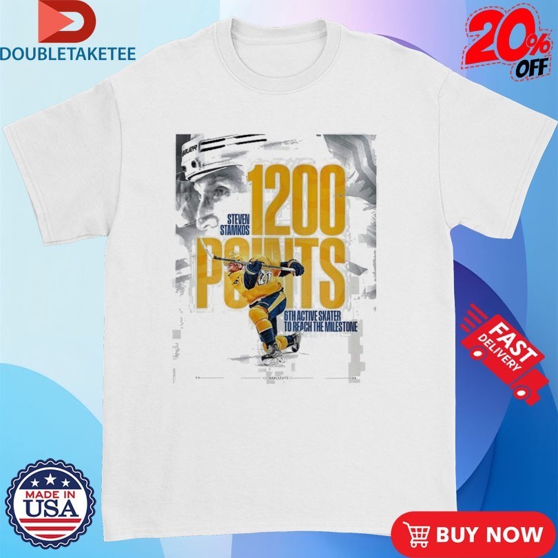 Steven Stamkos Team Nashville Predators Reaches 1200 Career Points With 6th Active Skater To Reach The Milestone Shirts
