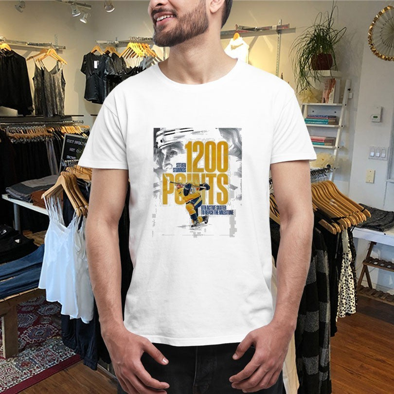 Steven Stamkos Team Nashville Predators Reaches 1200 Career Points With 6th Active Skater To Reach The Milestone Shirts