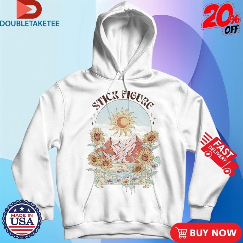 Stick Figure Mountain Bloom Shirts