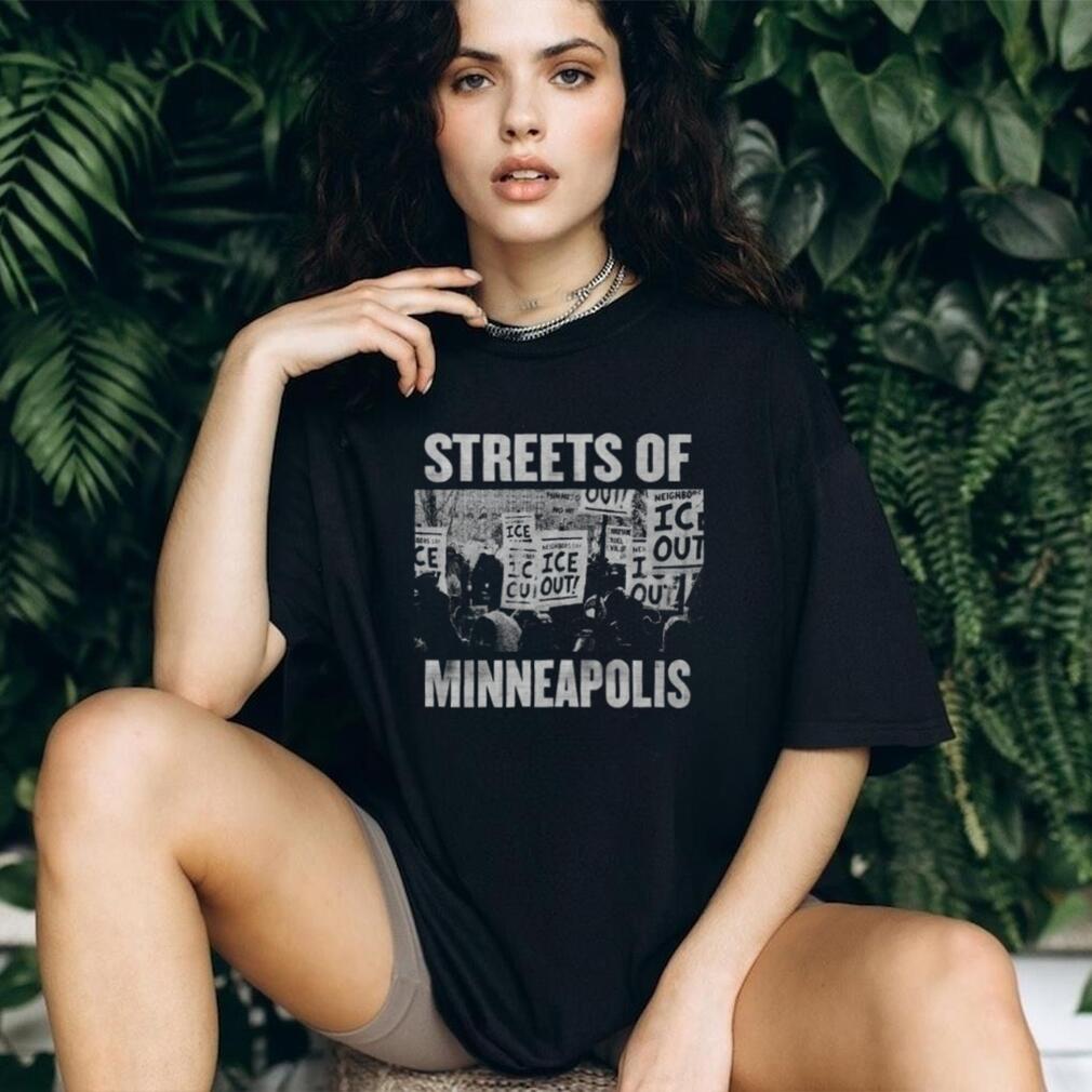 Streets of Minneapolis ICE Out Protest Graphic T Shirt
