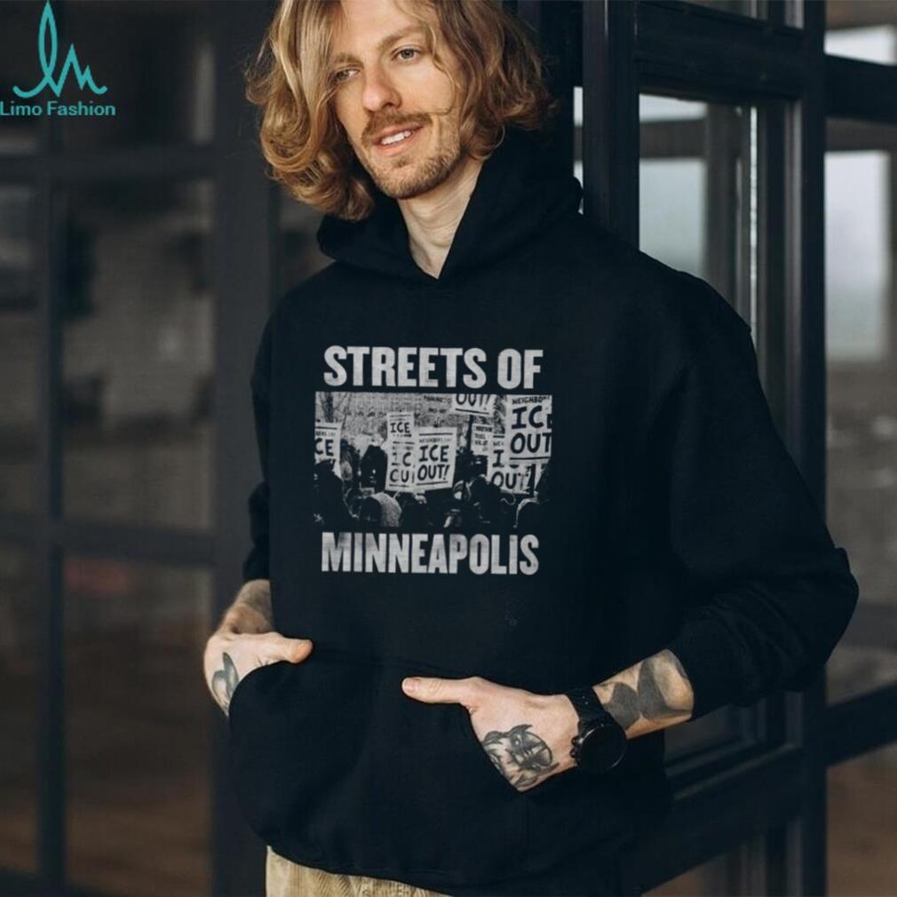 Streets of Minneapolis ICE Out Protest Graphic T Shirt