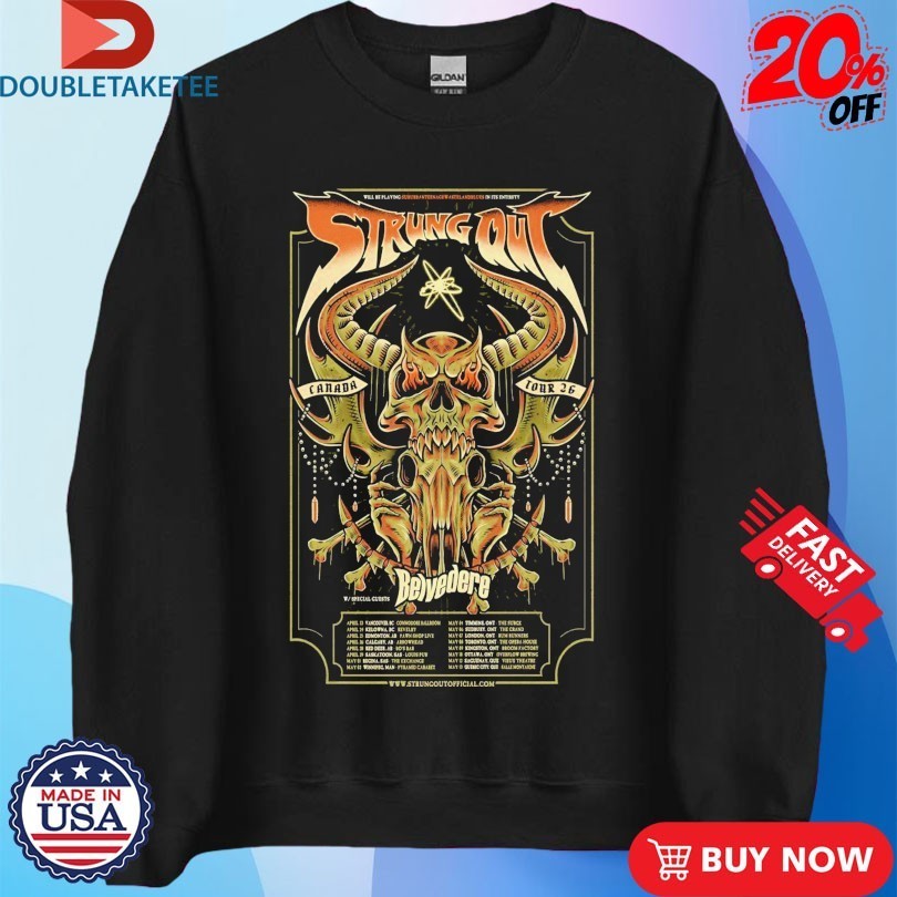 Strung Out Canada 2026 Tour Dates Shirts