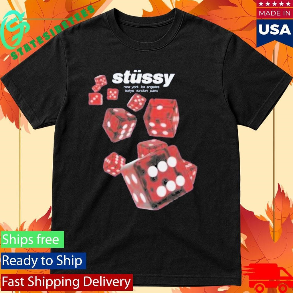 Stussy New York Los Angeles Tokyo London Paris Rollers Shirt