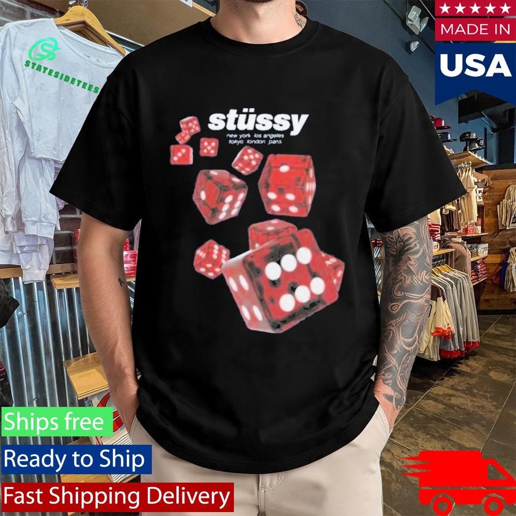 Stussy New York Los Angeles Tokyo London Paris Rollers Shirt