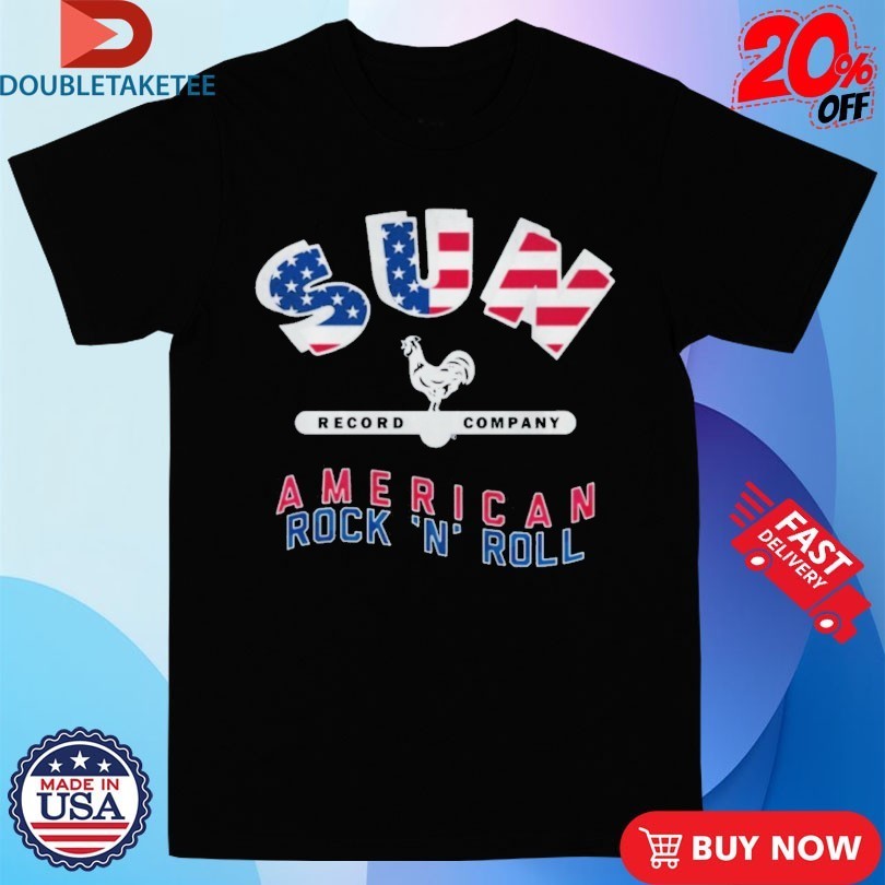 Sun Records American Rock & Roll Flag Shirts