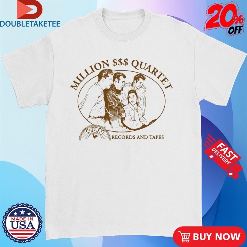 Sun Records Million Dollar Quartet Records And Tapes Shirts