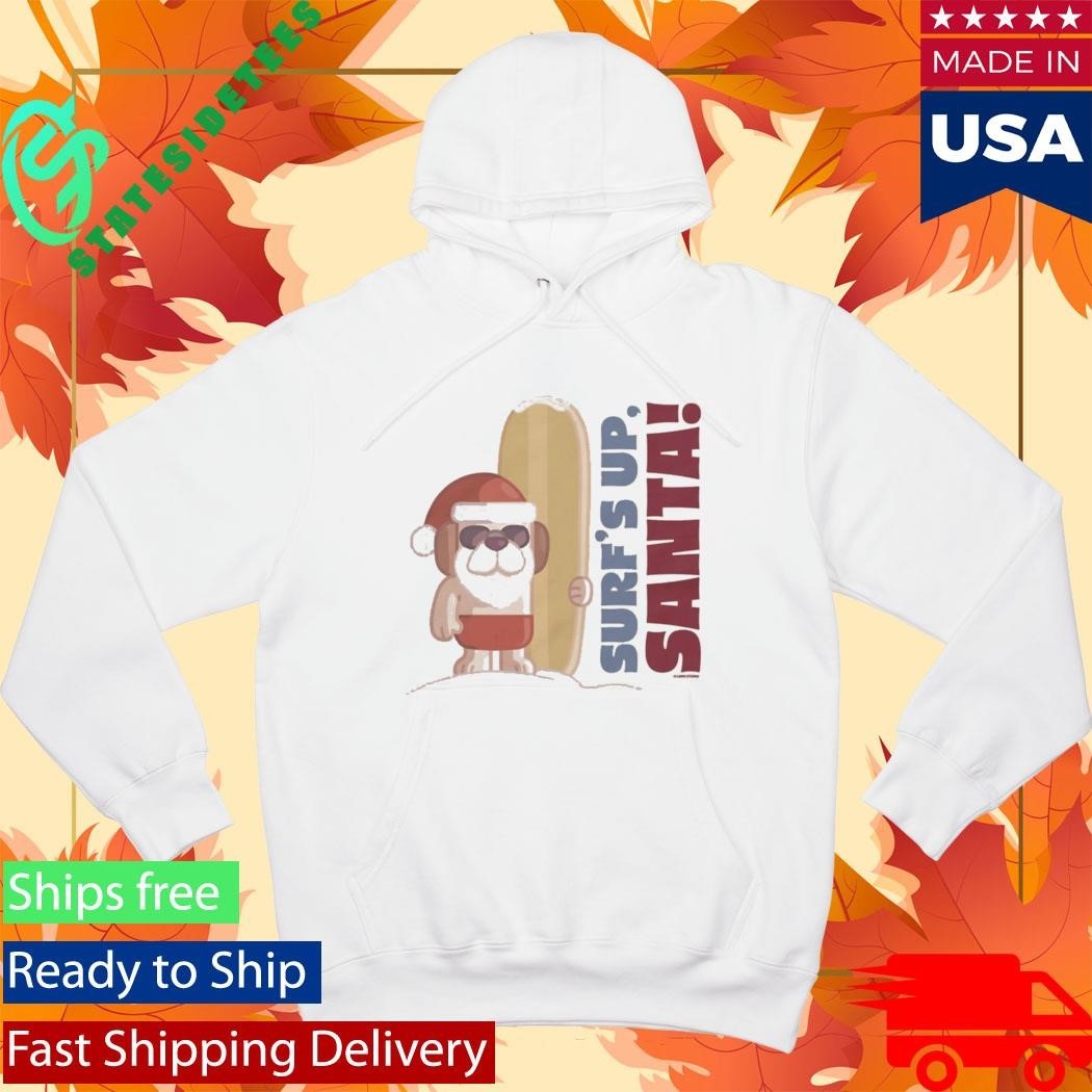 Surf’s Up, Santa Bluey Adults Shirt