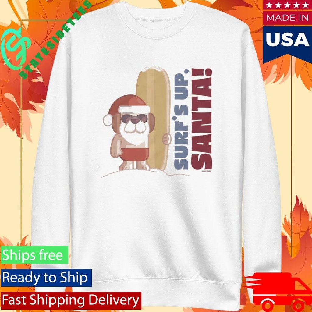 Surf’s Up, Santa Bluey Adults Shirt