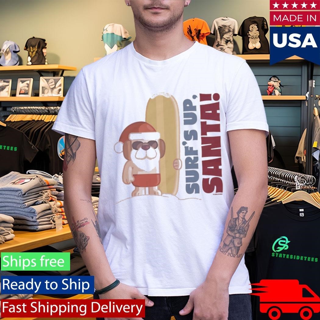 Surf’s Up, Santa Bluey Adults Shirt