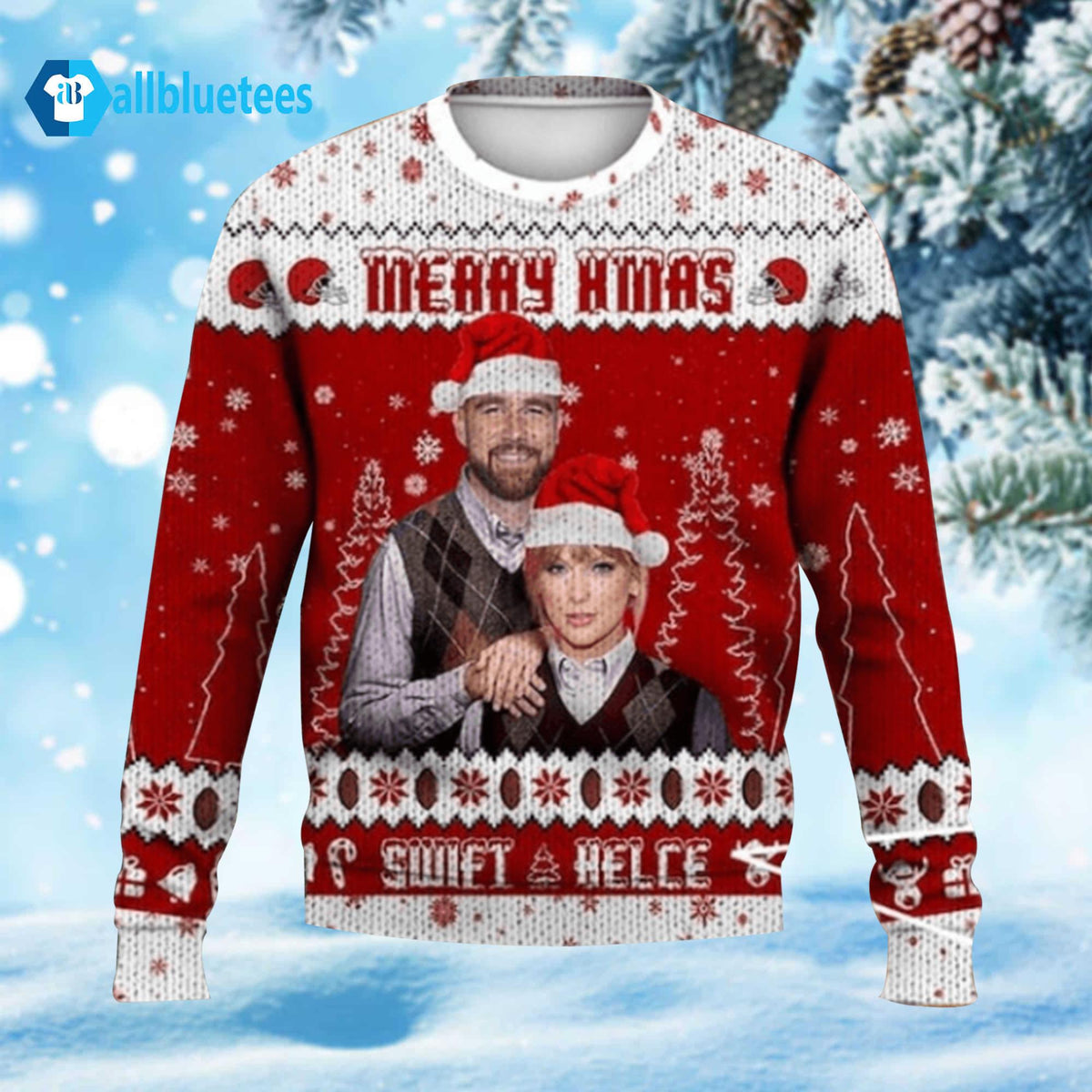 Swift Kelce Ugly Christmas Sweater
