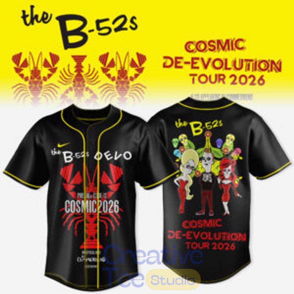 THE B-52s x DEVO – COSMIC DE-EVOLUTION Baseball Jersey