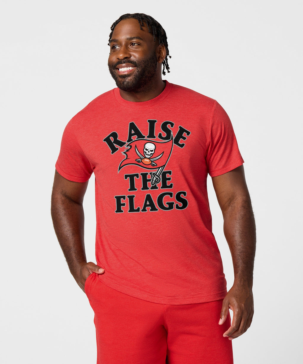 Tampa Bay Buccaneers Raise The Flags