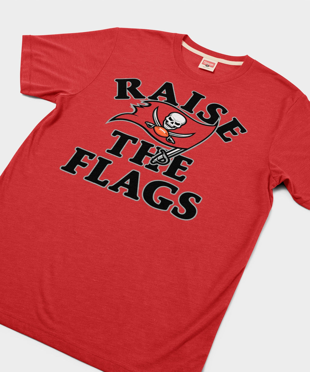 Tampa Bay Buccaneers Raise The Flags