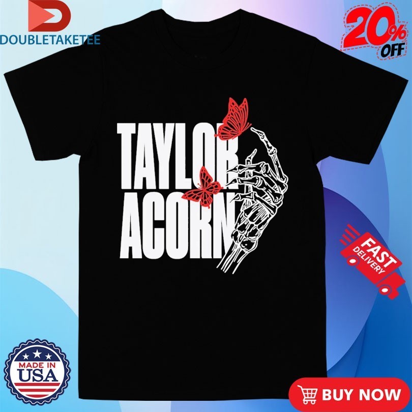 Taylor Acorn Butterfly Hand Skeleton Shirts