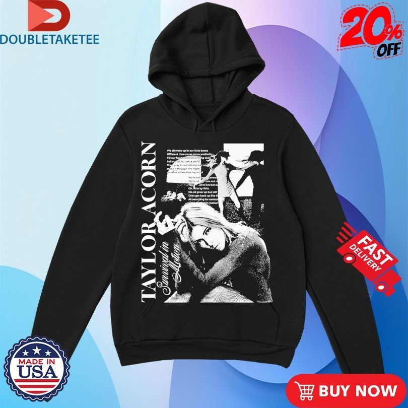 Taylor Acorn Survival In Motion Album Collage Shirts