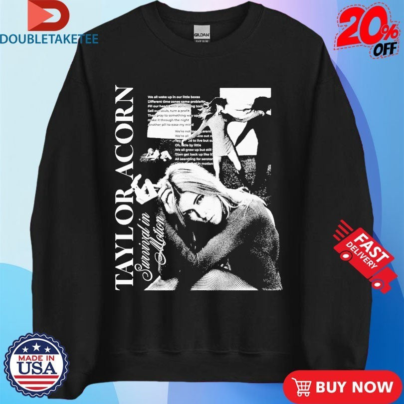 Taylor Acorn Survival In Motion Album Collage Shirts