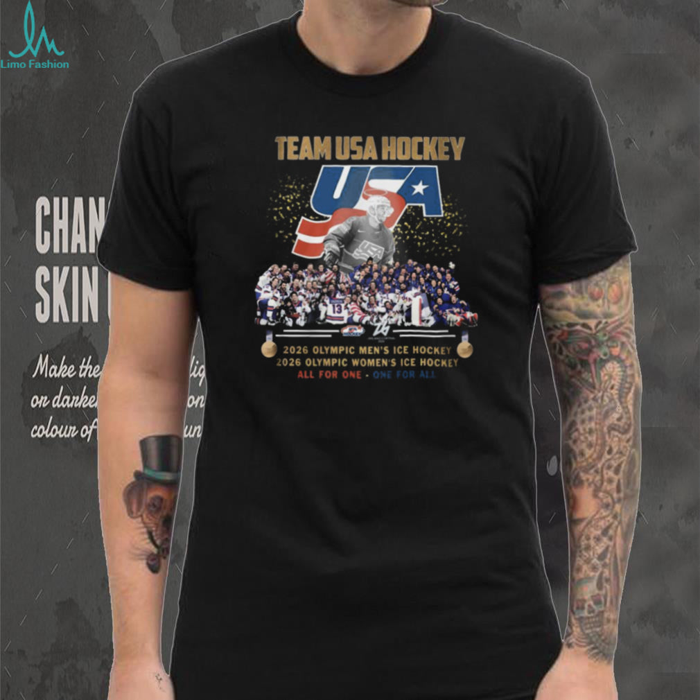 Team USA Hockey 2026 Olympic Men’s and Women’s Ice Hockey Commemorative T Shirt