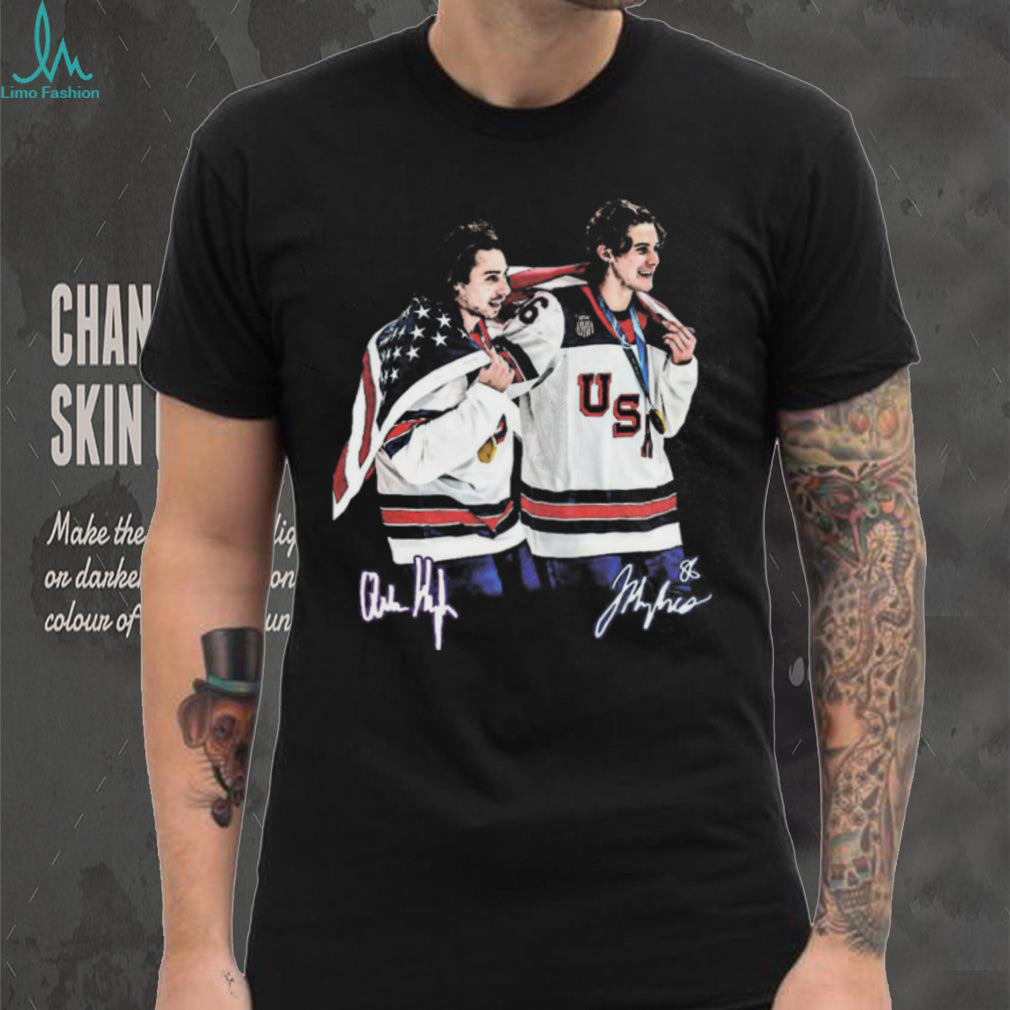 Team USA Hockey Olympic Gold Medalists Signature Graphic T Shirt