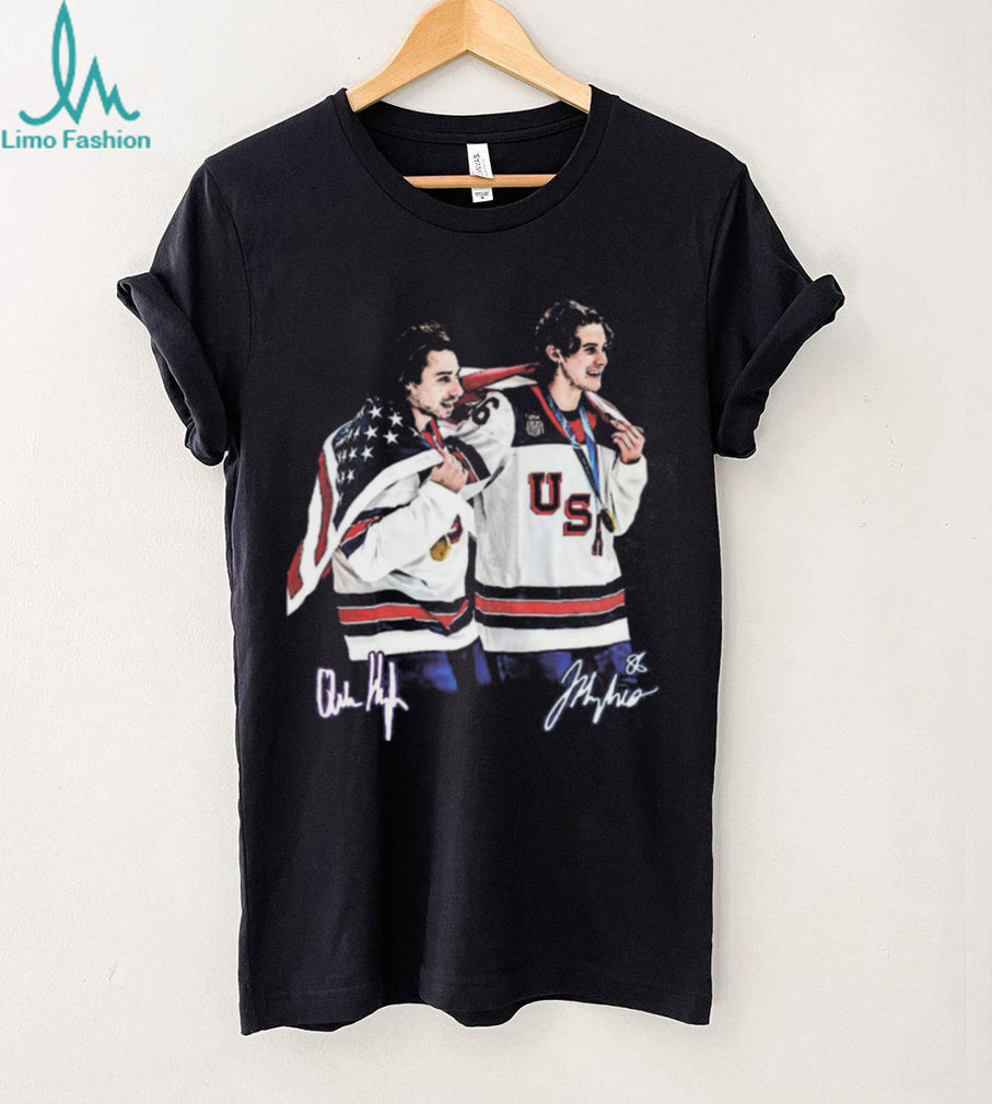Team USA Hockey Olympic Gold Medalists Signature Graphic T Shirt
