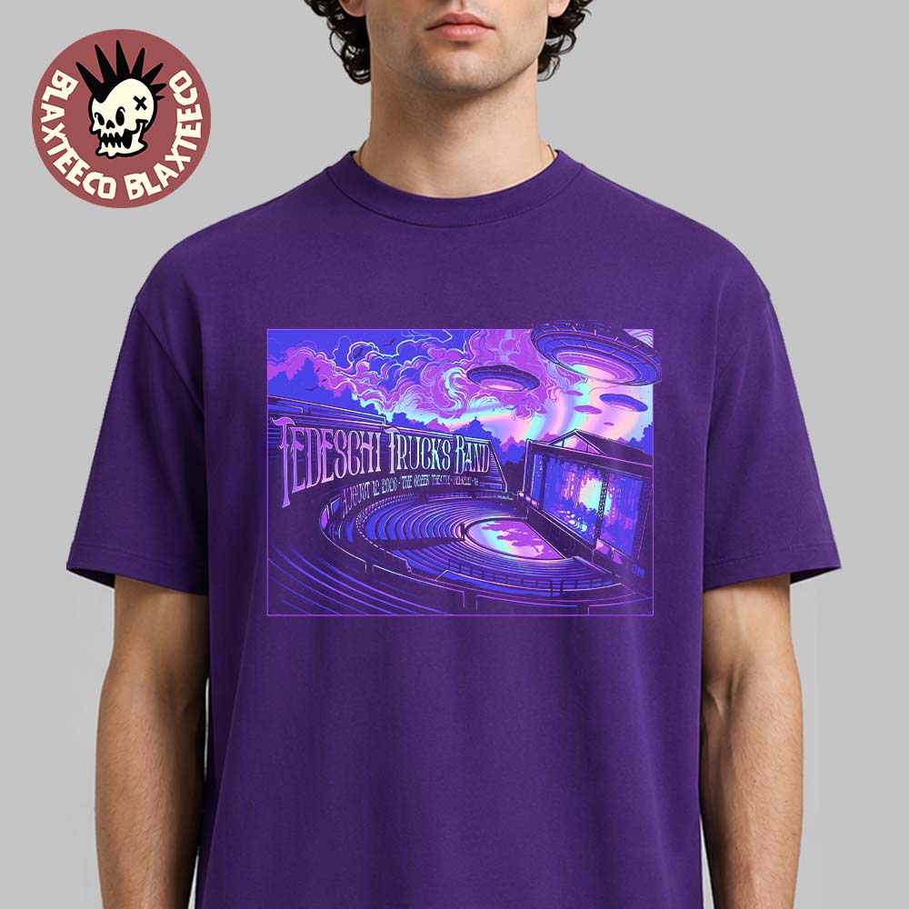 Tedeschi Trucks Band Berkeley CA 2026 Gig Poster At The Greek Theatre On August 12 2026 T-Shirt