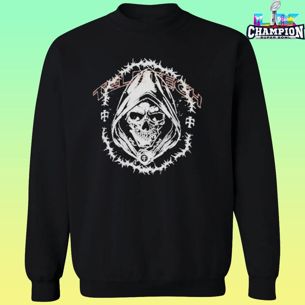 Teletech Teletech Skulled Shirt
