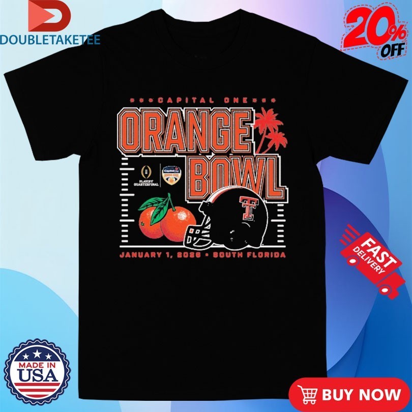 Texas Tech Red Raiders 2026 Orange Bowl Capital One CFP Shirts