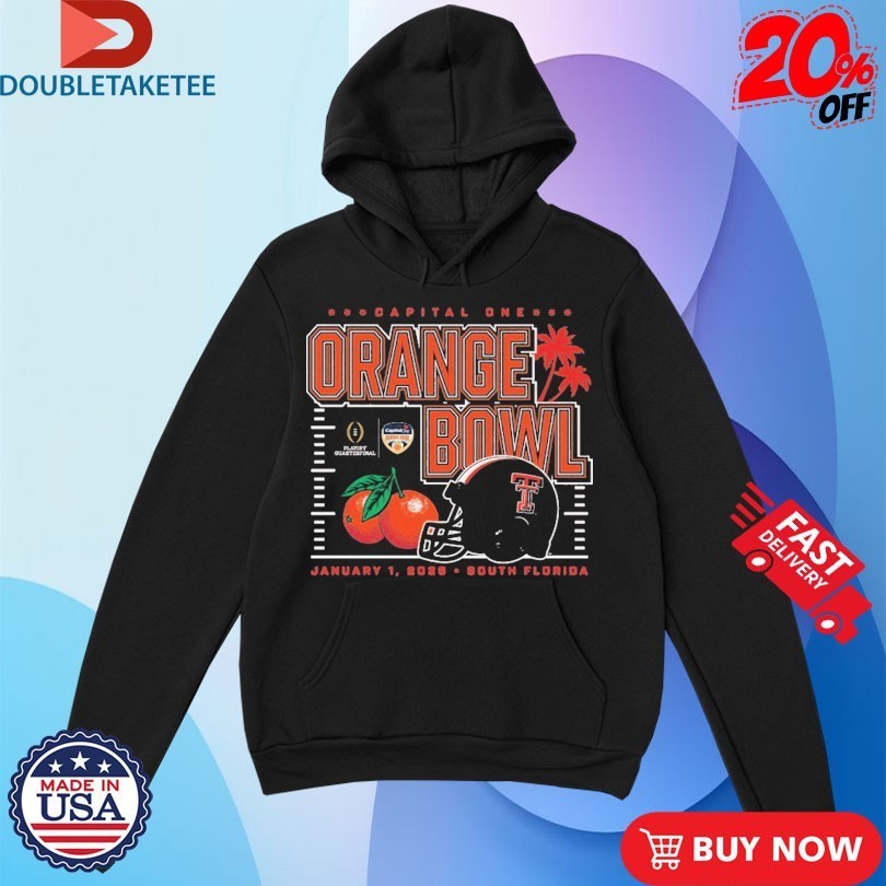 Texas Tech Red Raiders 2026 Orange Bowl Capital One CFP Shirts
