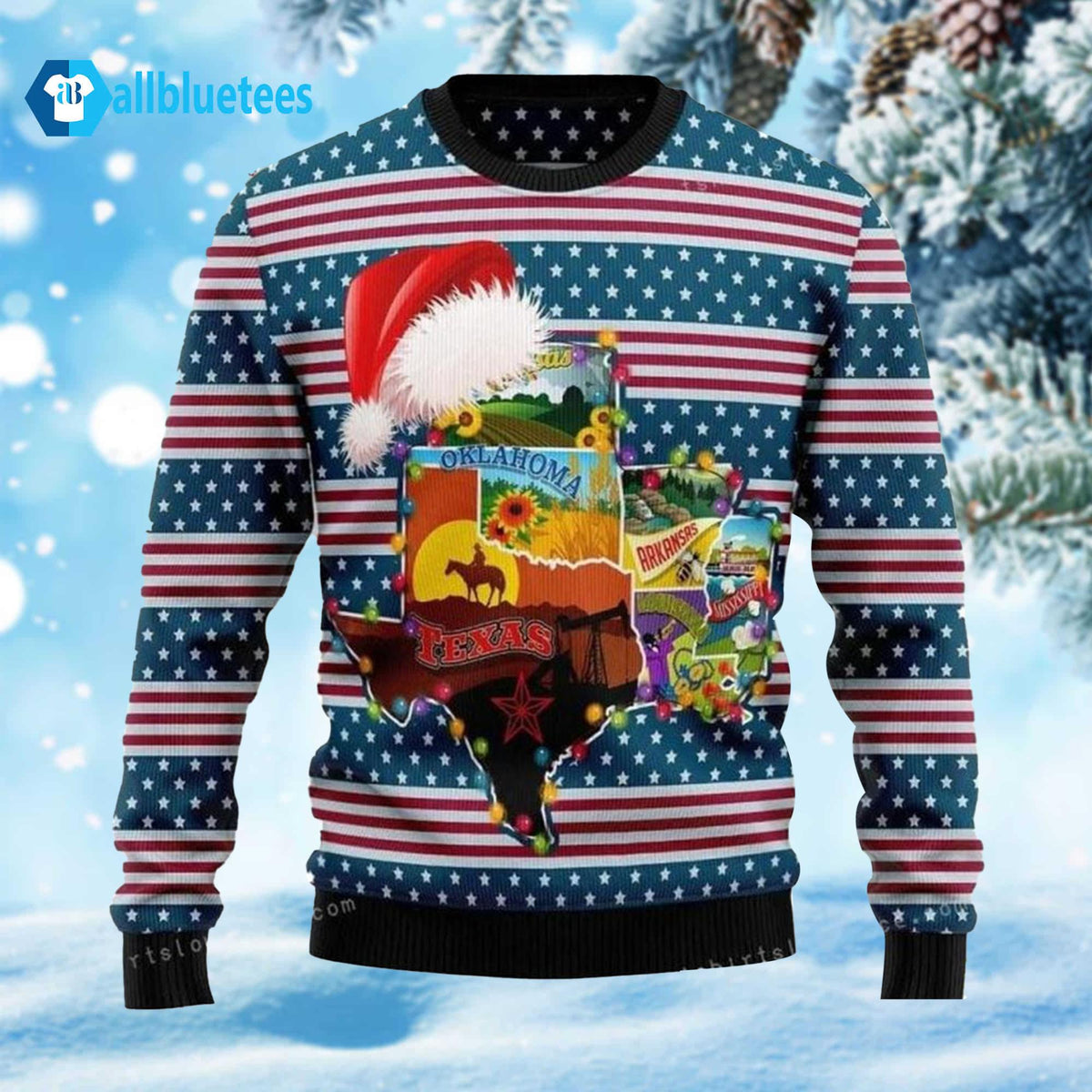 Texas Xmas Ugly Christmas Sweater