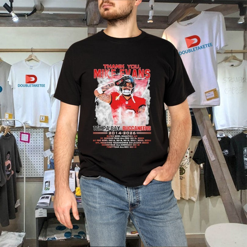 Thank You Mike Evans Tampa Bay Buccaneers 2014 2026 Shirts