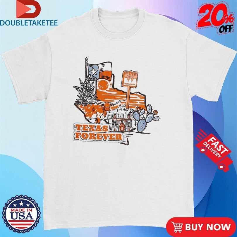 The Alamo X Whataburger Texas Forever Shirts