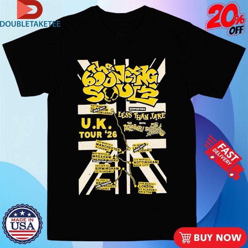 The Bouncing Souls Tour UK 2026 Shirts