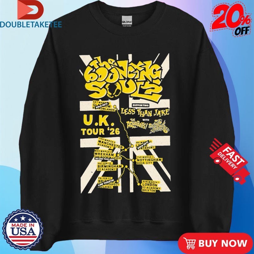 The Bouncing Souls Tour UK 2026 Shirts
