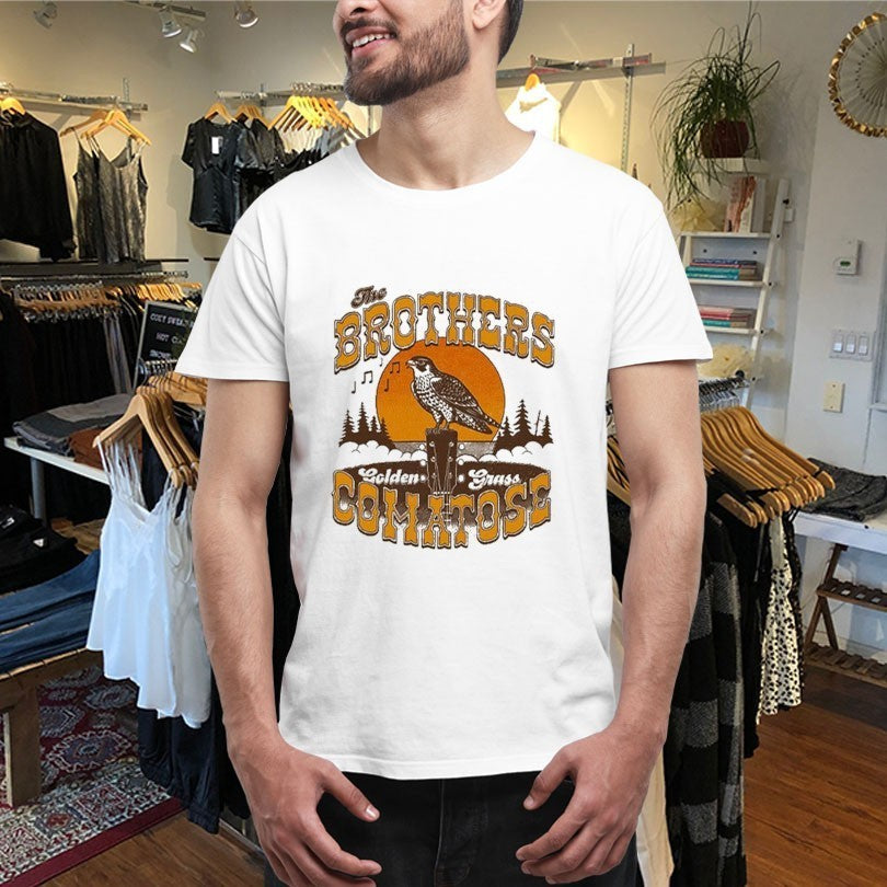 The Brothers Comatose Golden Grass Guitar Bird Shirts