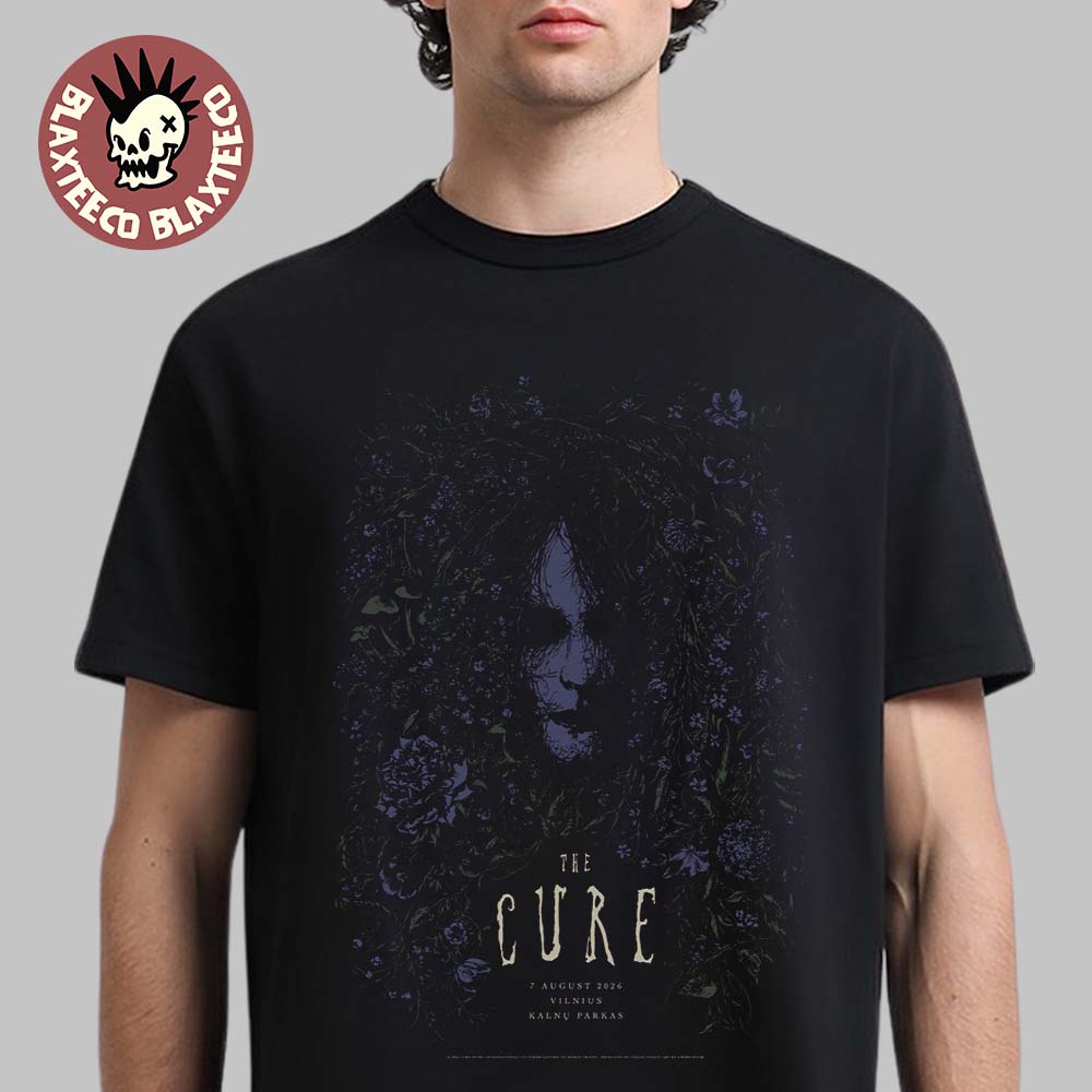 The Cure Vilnius Lithuania 2026 Limited Edition Event Tee At Kalnu Parkas On 7 August 2026 T-Shirt
